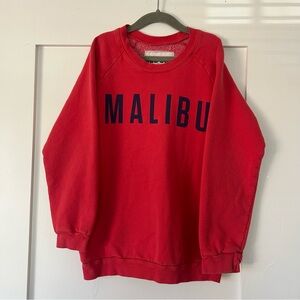 Red Malibu Kids Sweater
